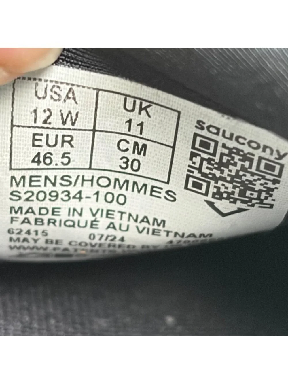 Saucony please review
